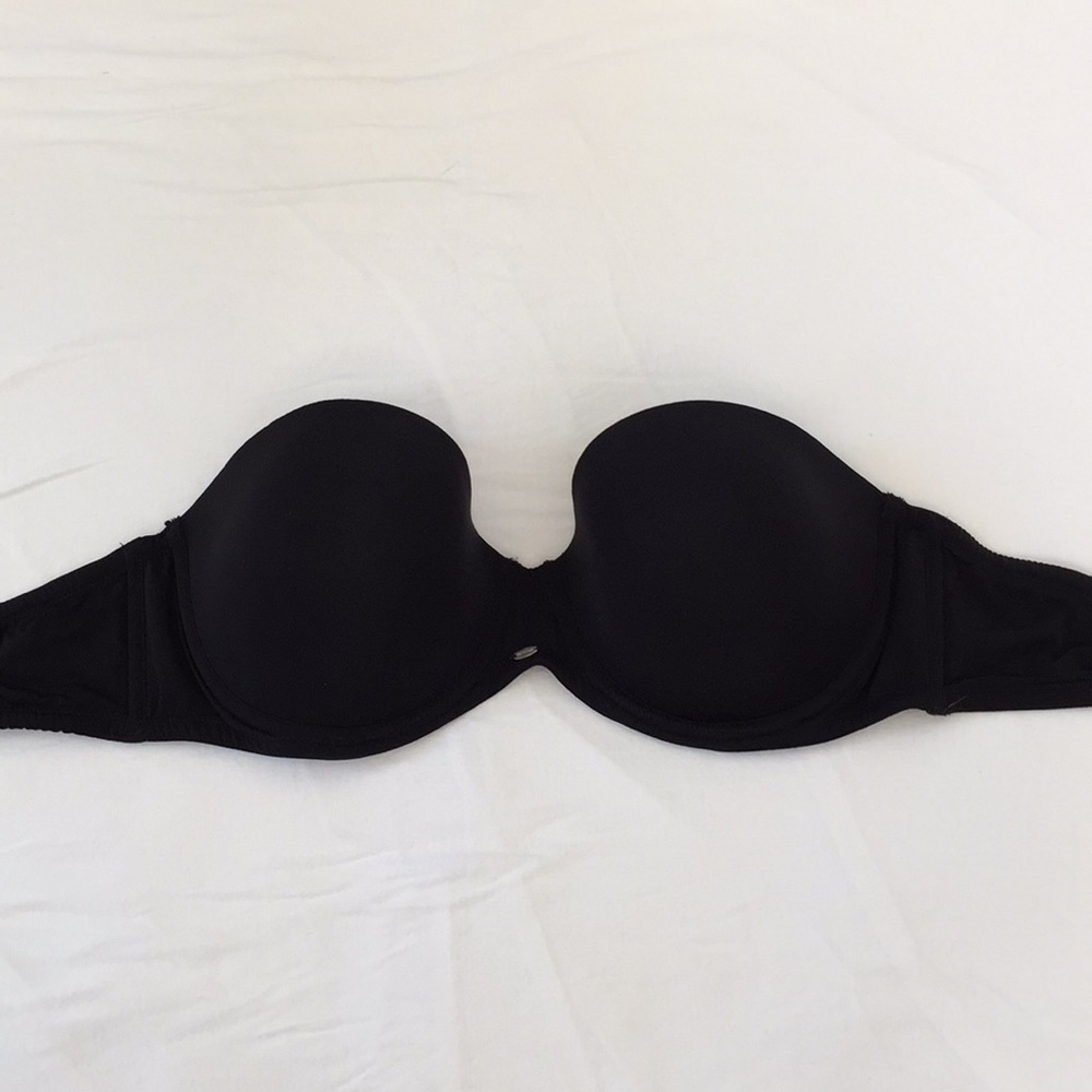 Calvin Klein Black Strapless Bra